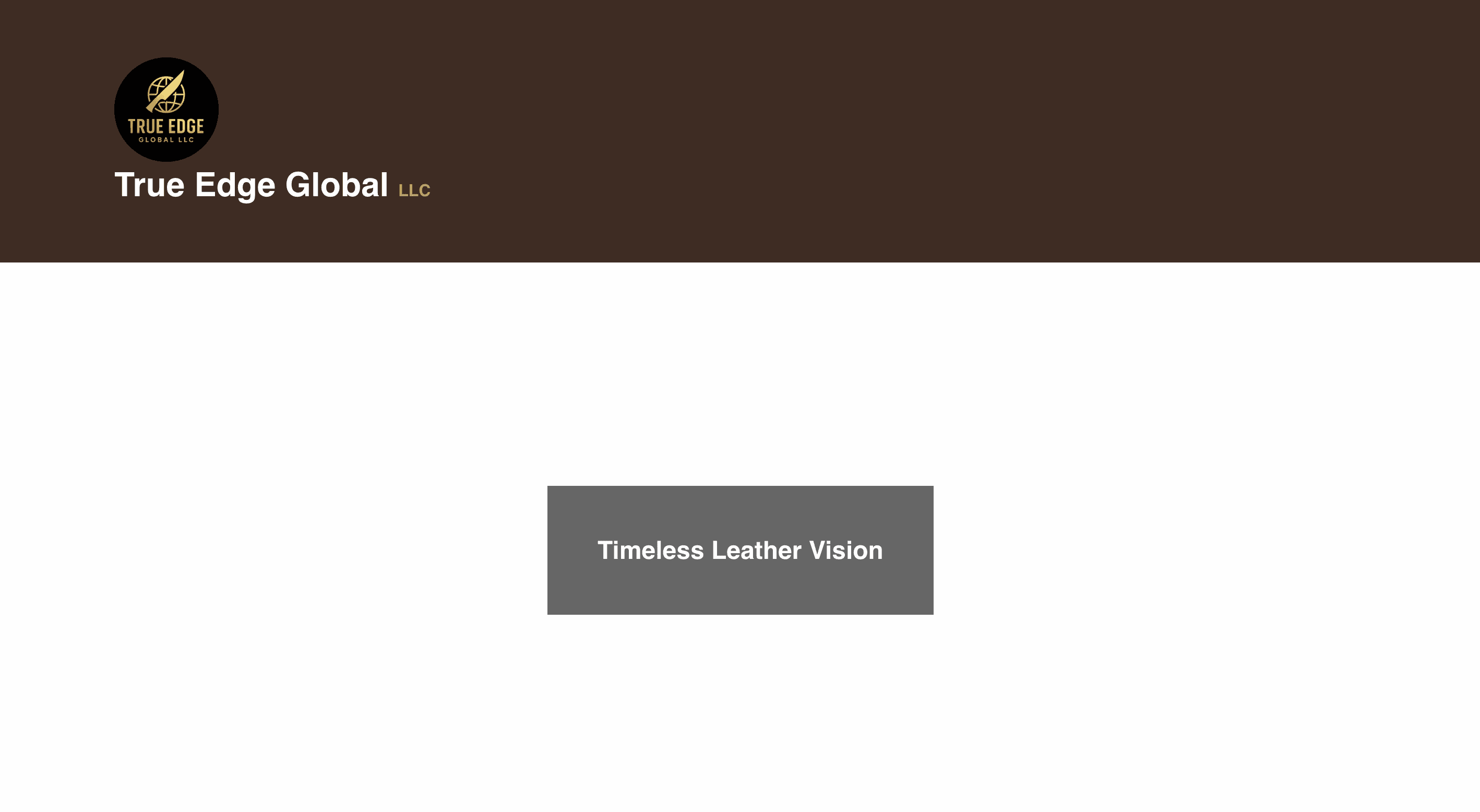 True Edge Global(LLC) Web Site/Portfolio