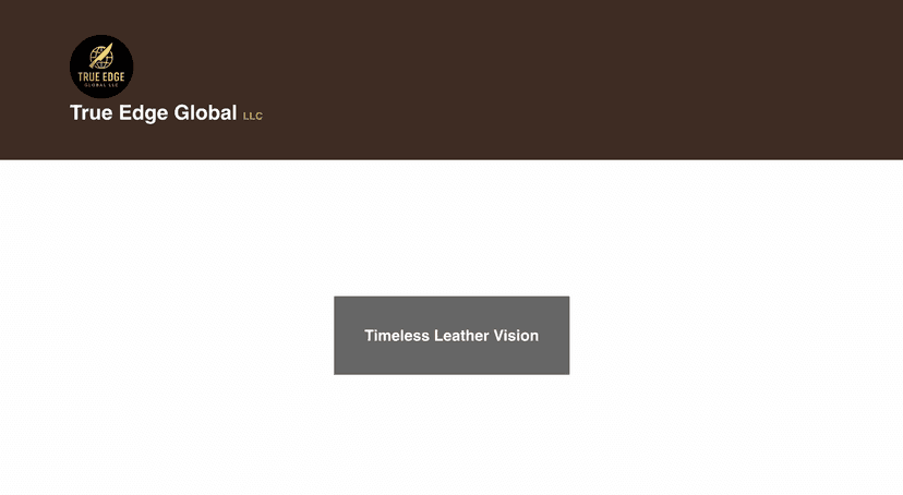 True Edge Global(LLC) Web Site/Portfolio Screenshot