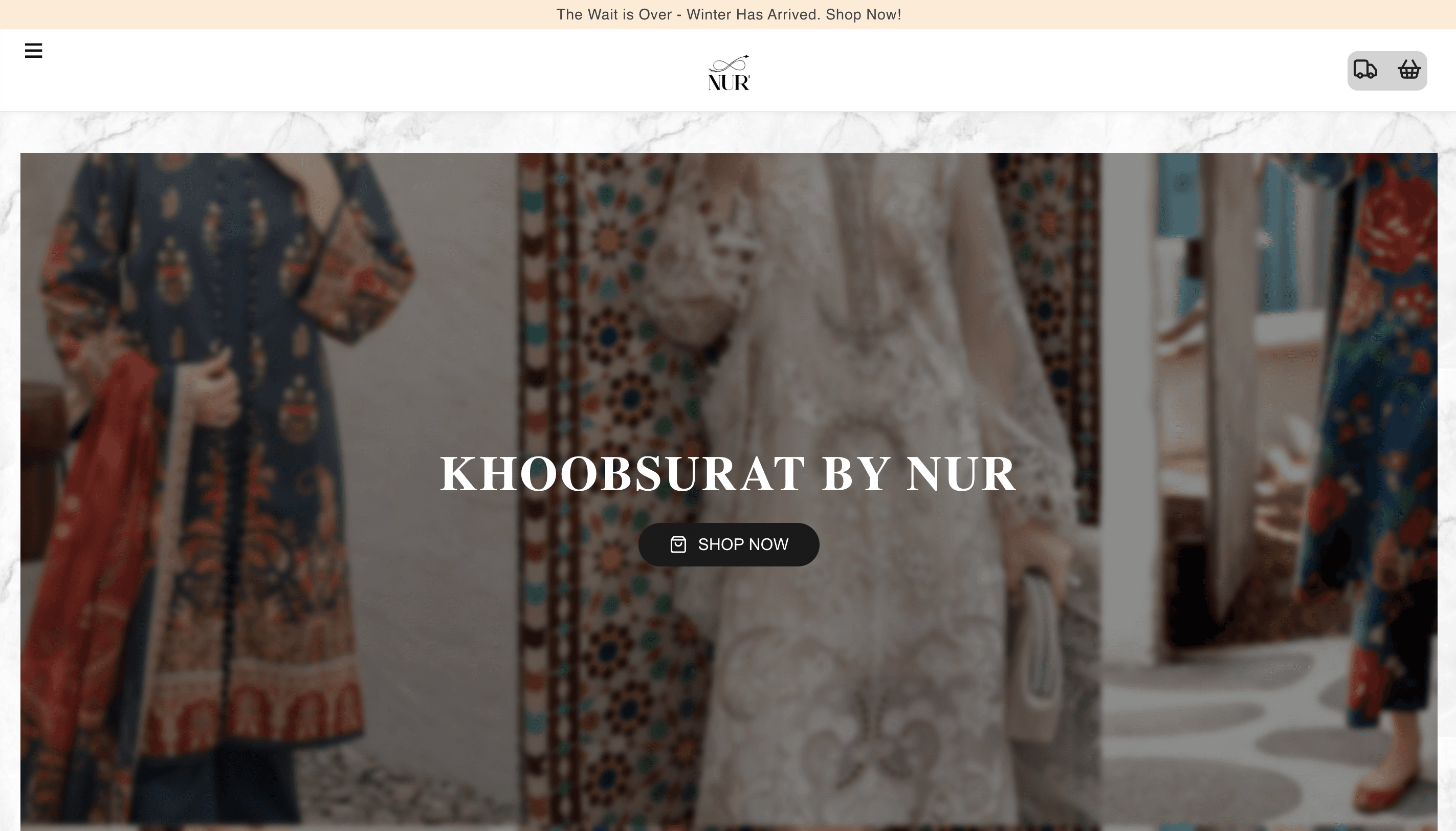 Nur Fashions (E-Com Based Store Site)